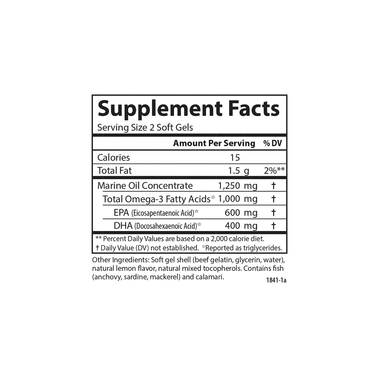 Carlson Teen's Max Catch Minis 1000 mg Softgels 60