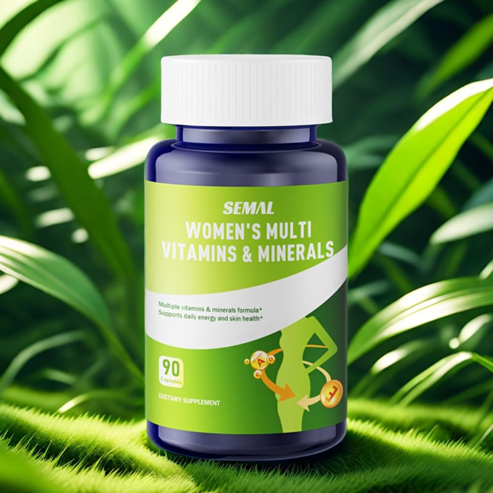 SEMAL Daily Multivitamin & Multimineral Supplement for Women, 90 Capsules