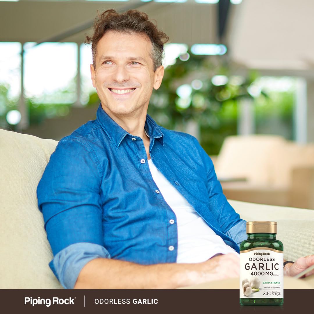 Piping Rock Odorless Garlic Softgels 240