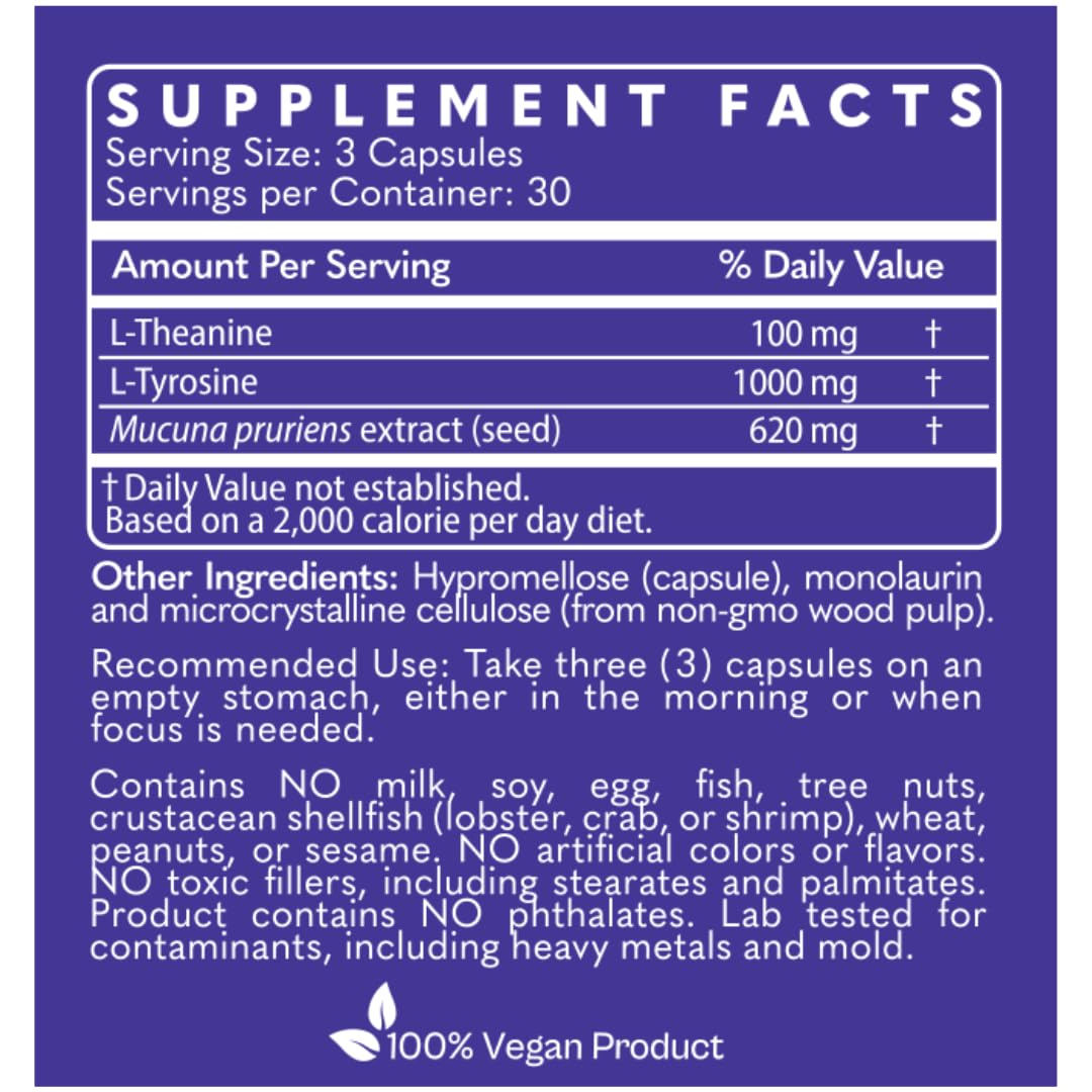 MD Logic Health FocusFlower by MoonBloom Capsule, 90 Vegan Capsules