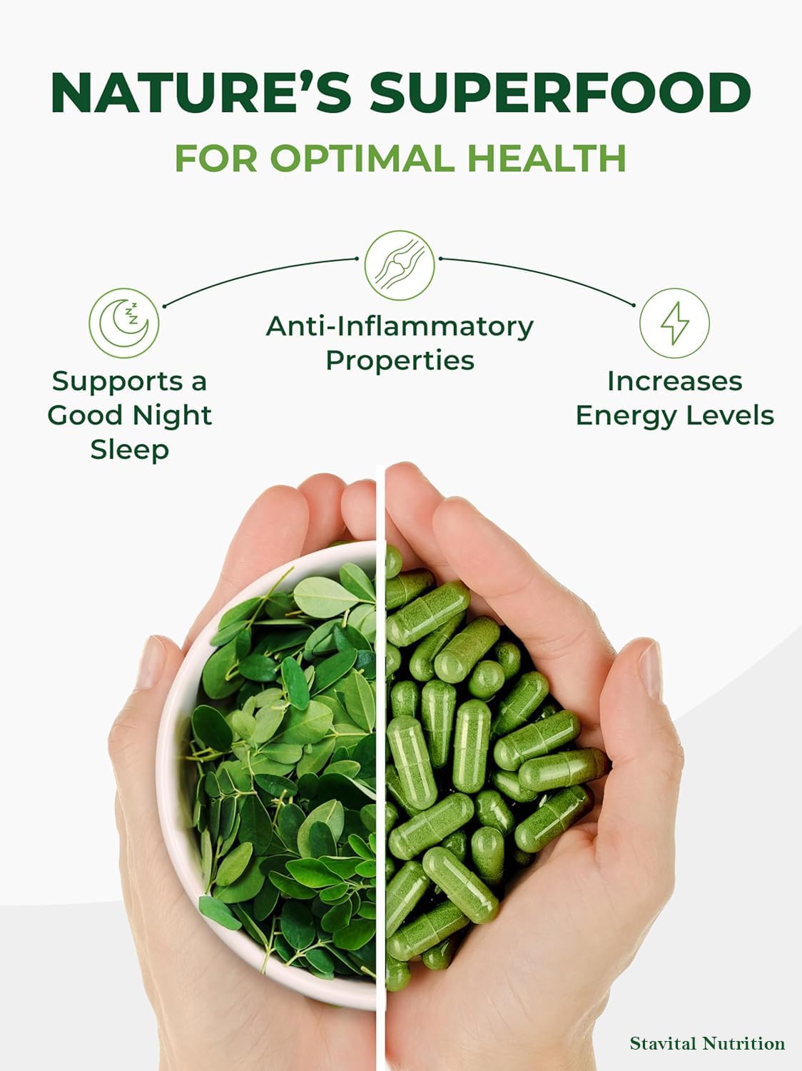 Stayvital Nutrition Moringa Capsules 60 Count