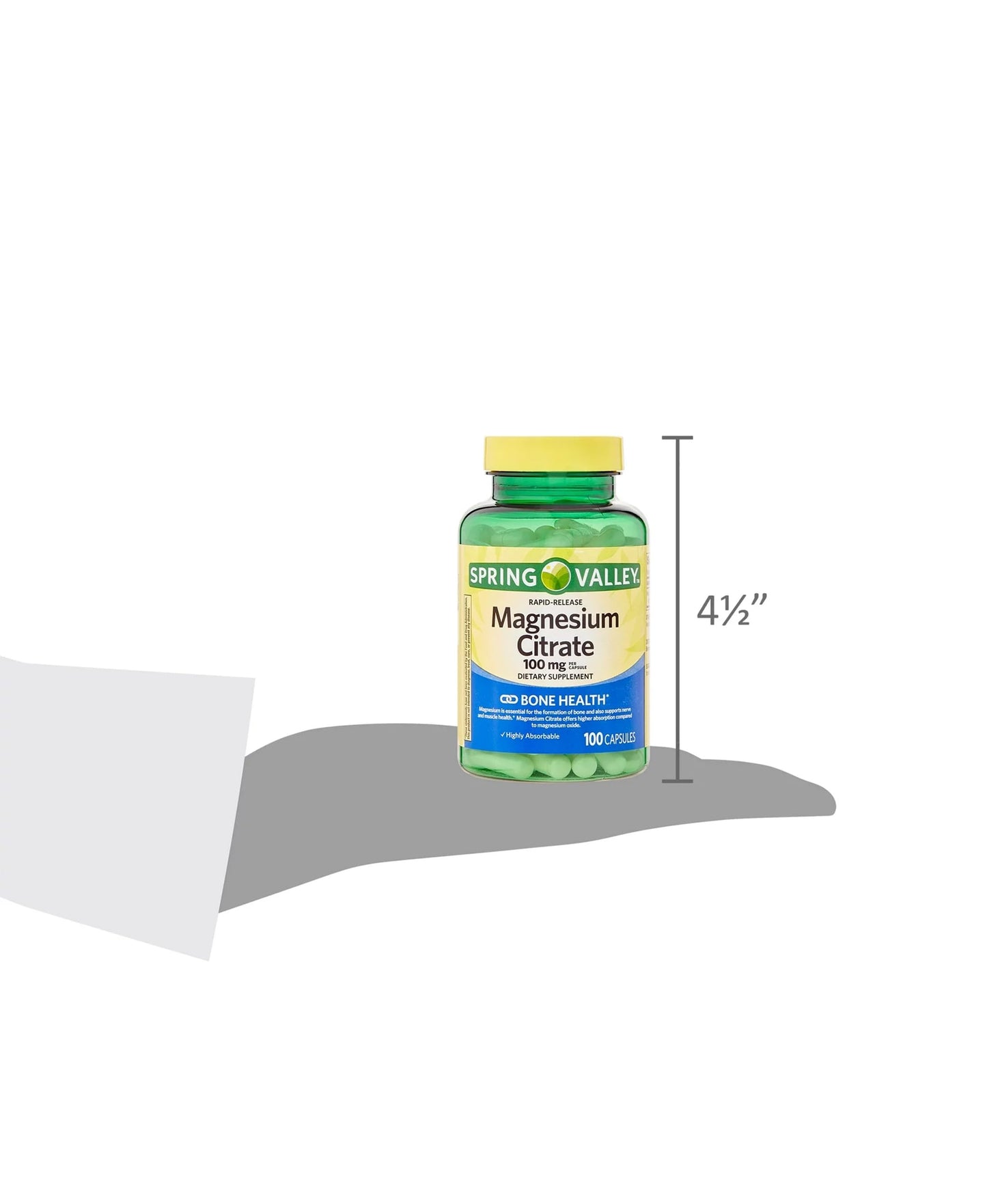 Generic Magnesium Citrate 100mg Capsules, 100 Count