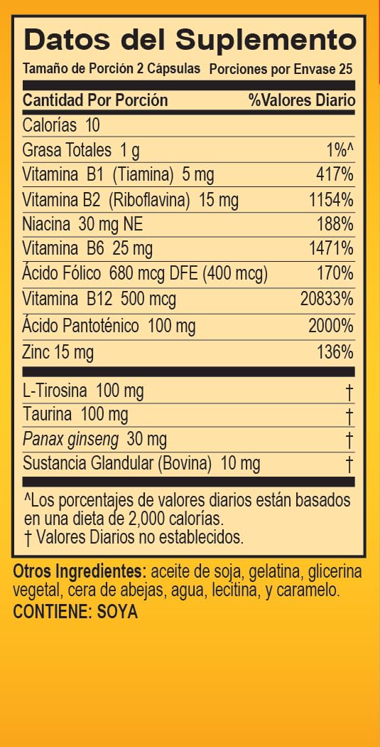 Super Macho Dietary Supplement with High Potency Zinc & 7 B Vitamins Softgel 150