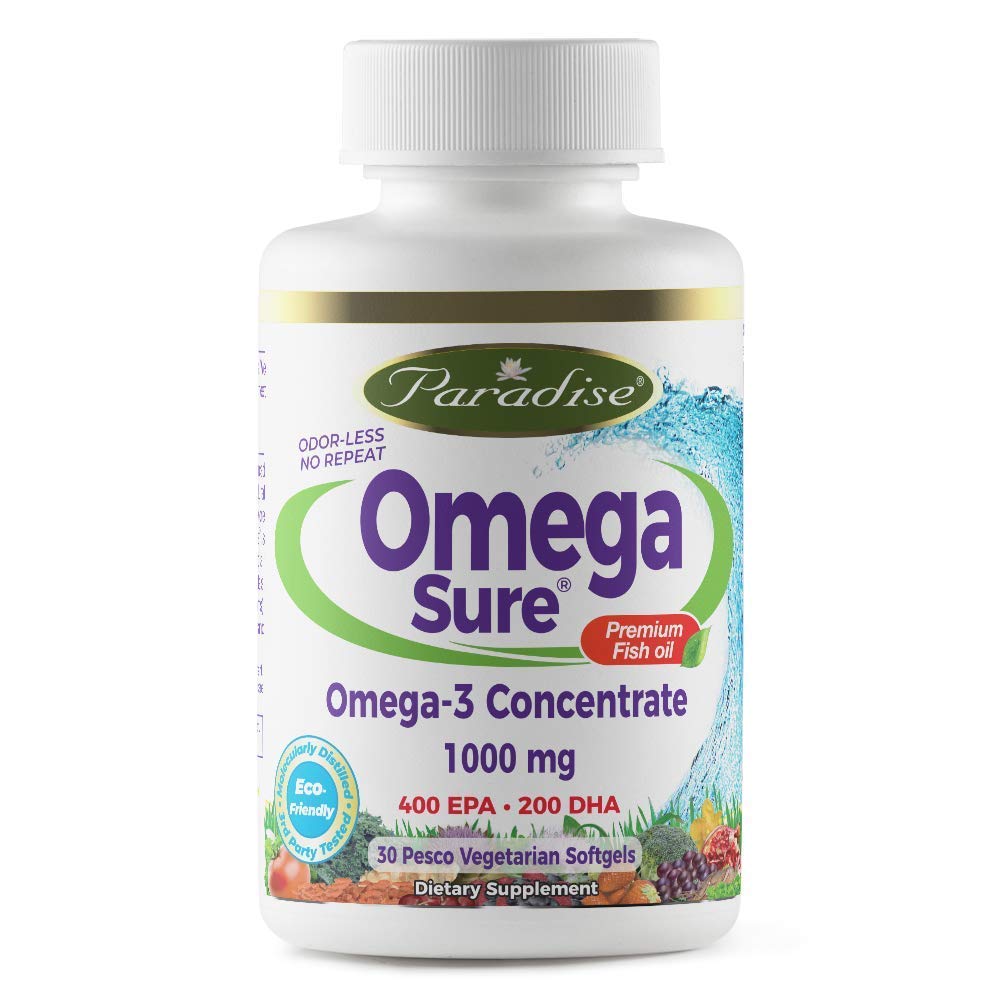 Paradise Herbs Medvita Omega Fish Oil Capsule, 30