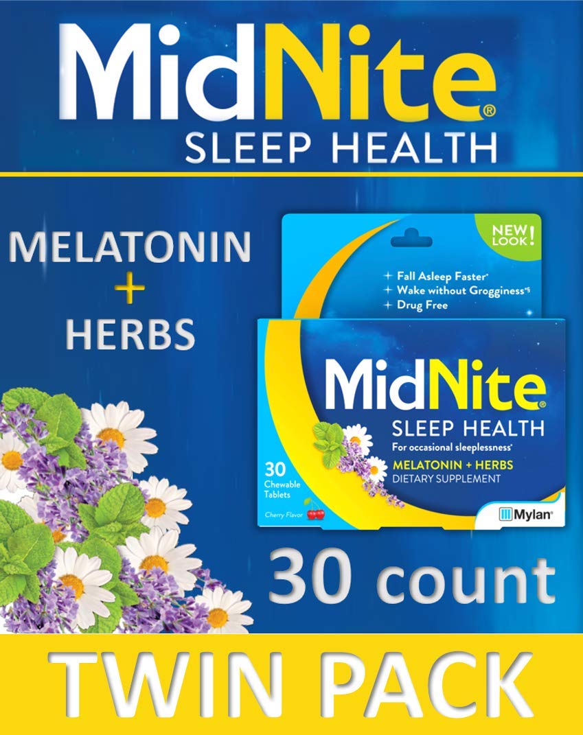 MidNite Natural Sleep Supplement Tablets 60 Count