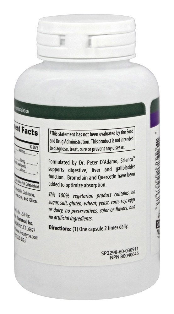 D'Adamo Personalized Nutrition Scienca 60 Capsules
