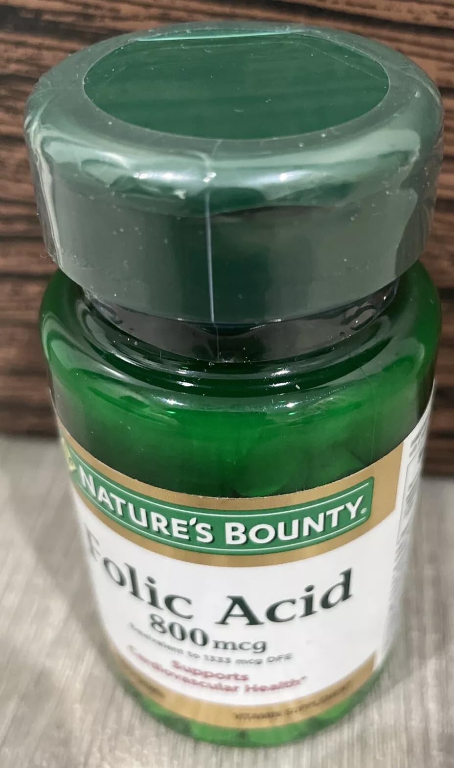 Nature's Bounty Folic Acid 800 mcg Tablets, 2250 Count