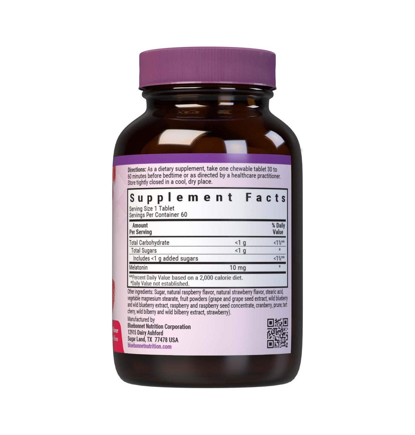 BlueBonnet EarthSweet Melatonin 10 mg Tablet, 60 Count