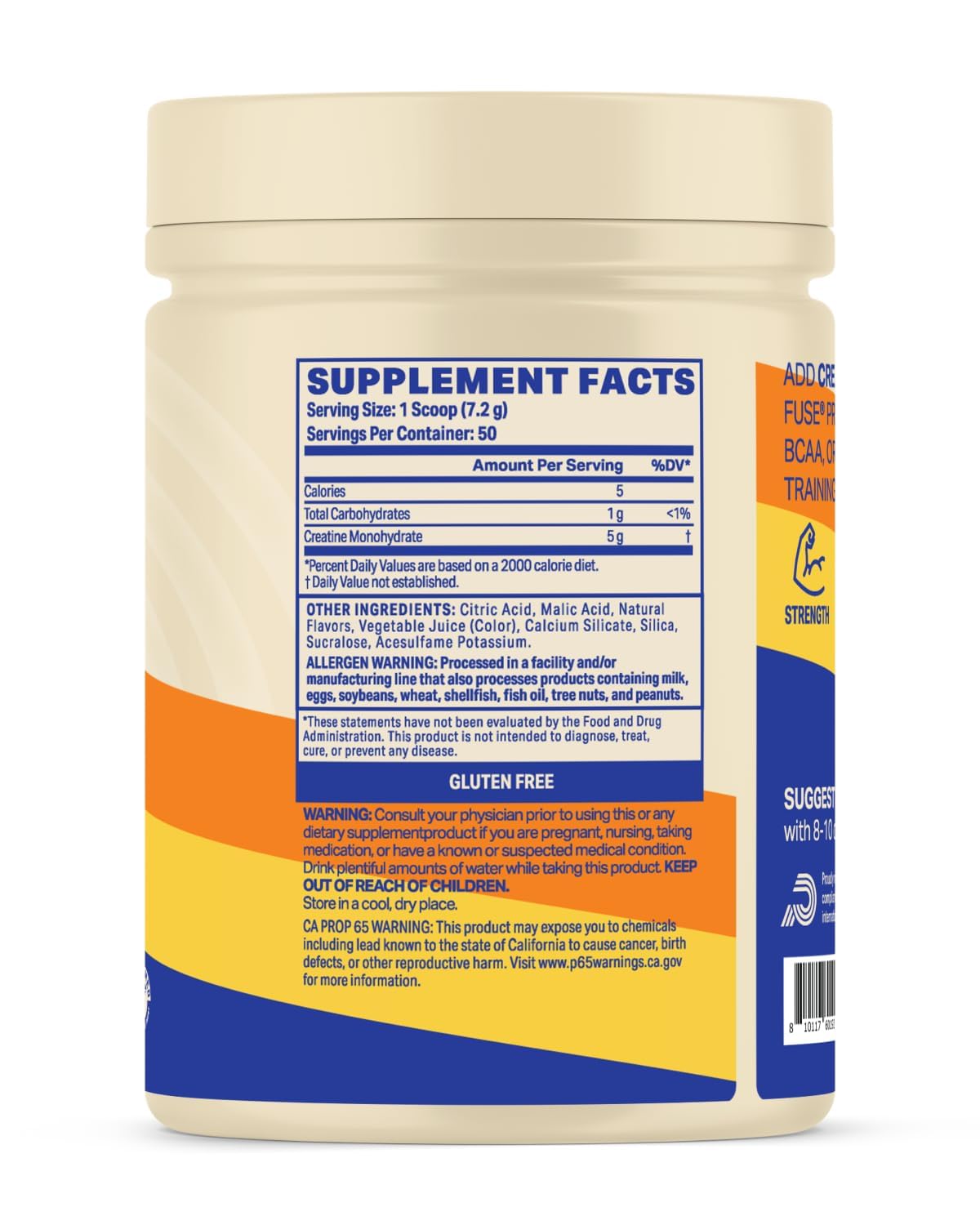 Podium Nutrition Creatine Monohydrate Powder 12.7 oz