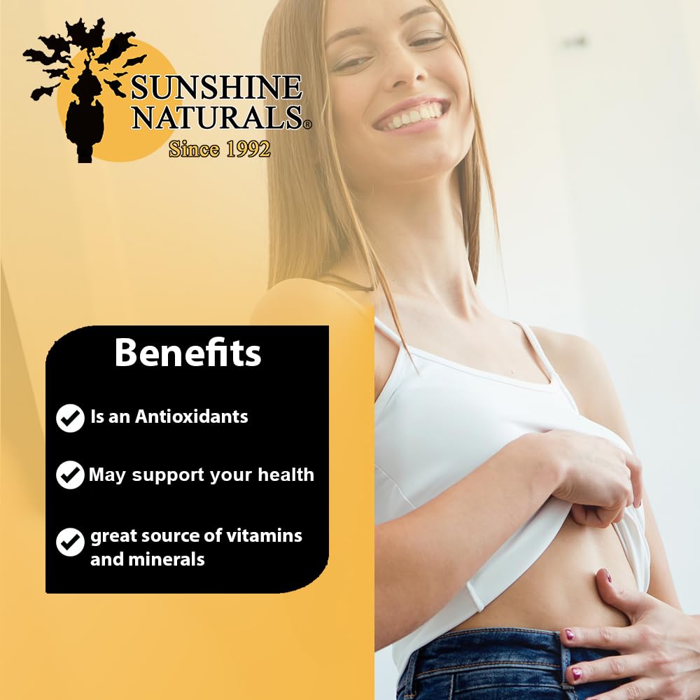 Sunshine Naturals Graviola Supplement Capsules 60 Count