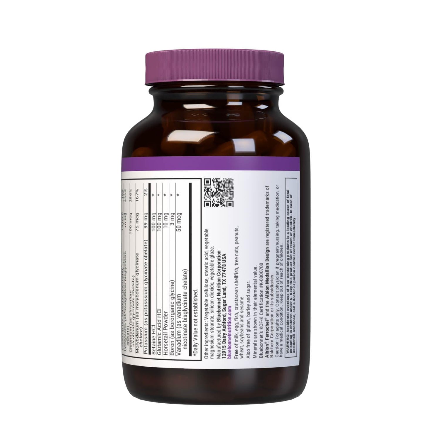 BlueBonnet High Potency Chelated Multiminerals Tablets 60