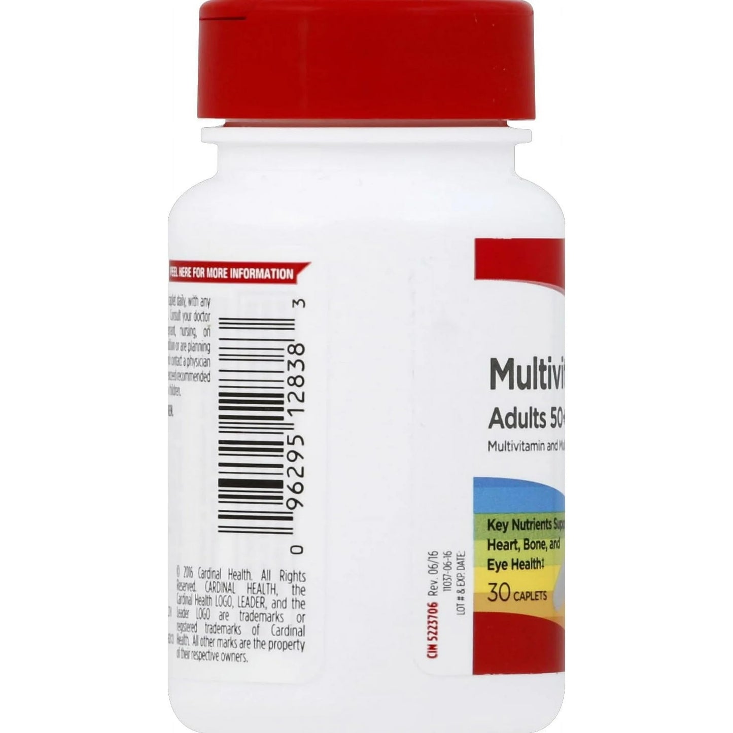 Leader Multivitamin Adult 50+ Caplets 30 Count