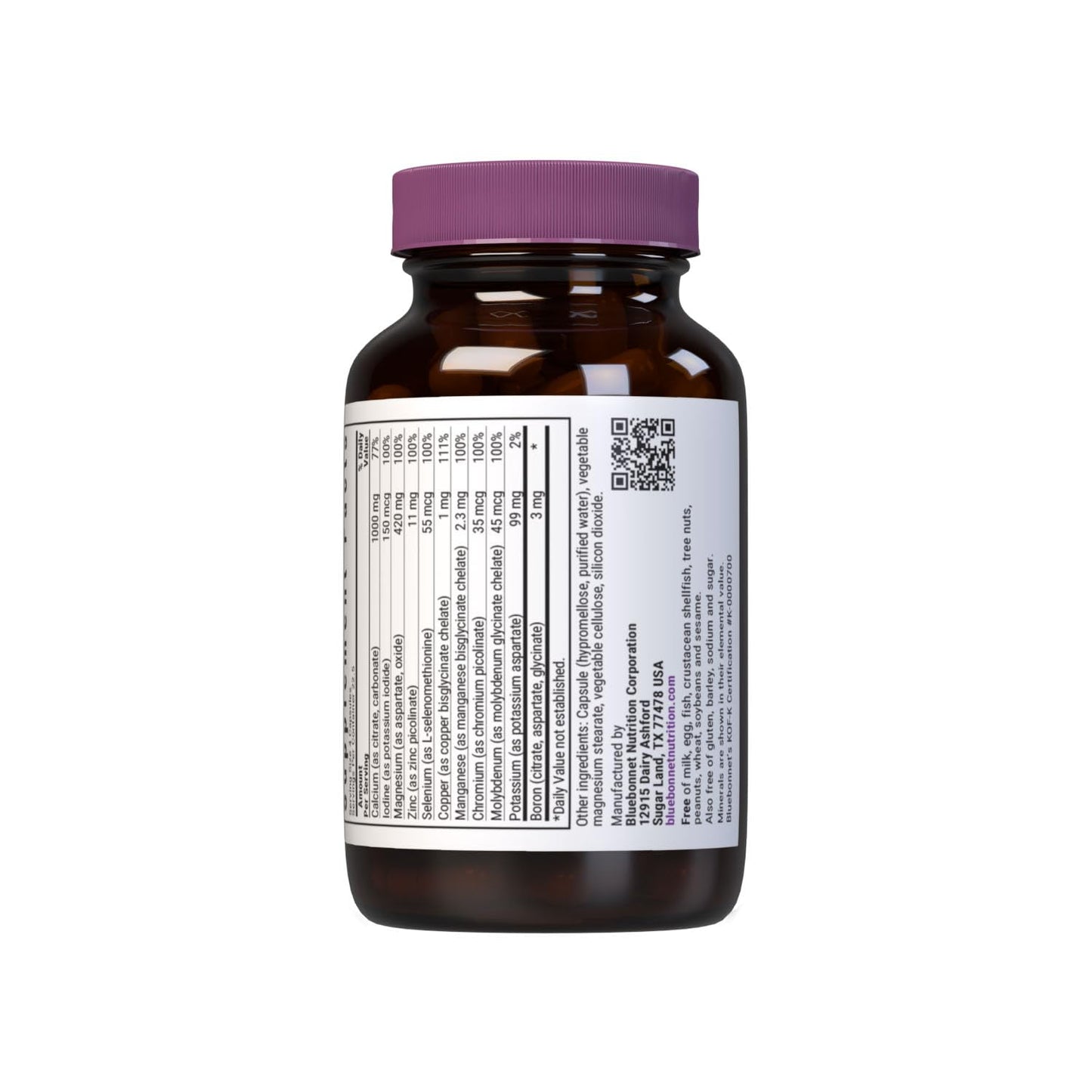 BlueBonnet Multi Mineral Plus Boron Vegetarian Capsules 90 Count