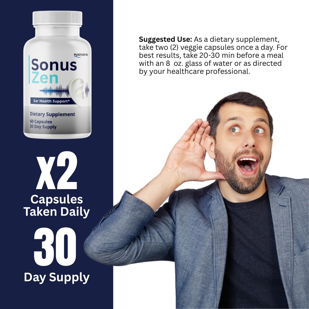 PureFight4U SonusZen Capsule, 60 Count