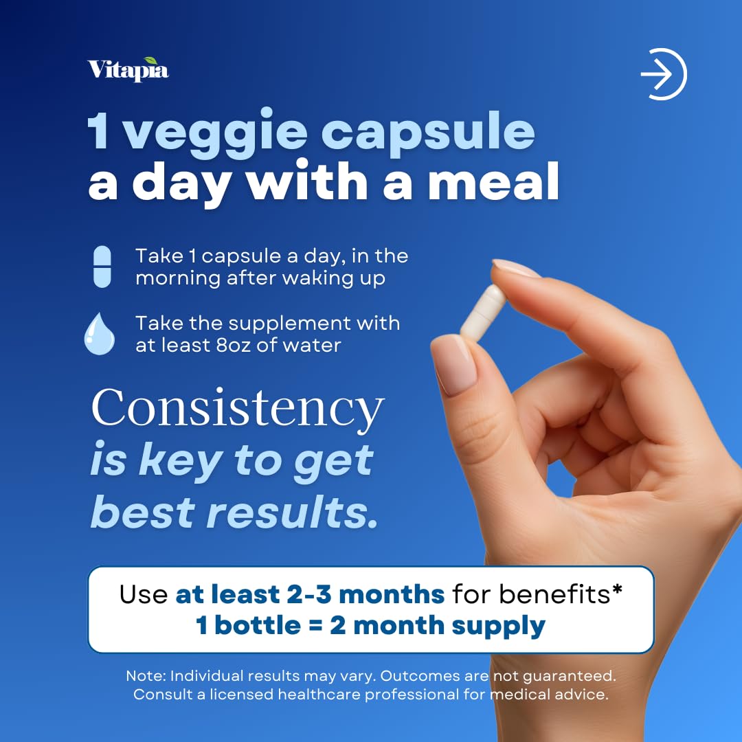 Vitapia NMN 750mg Nicotinamide Mononucleotide Capsule, 60 Count