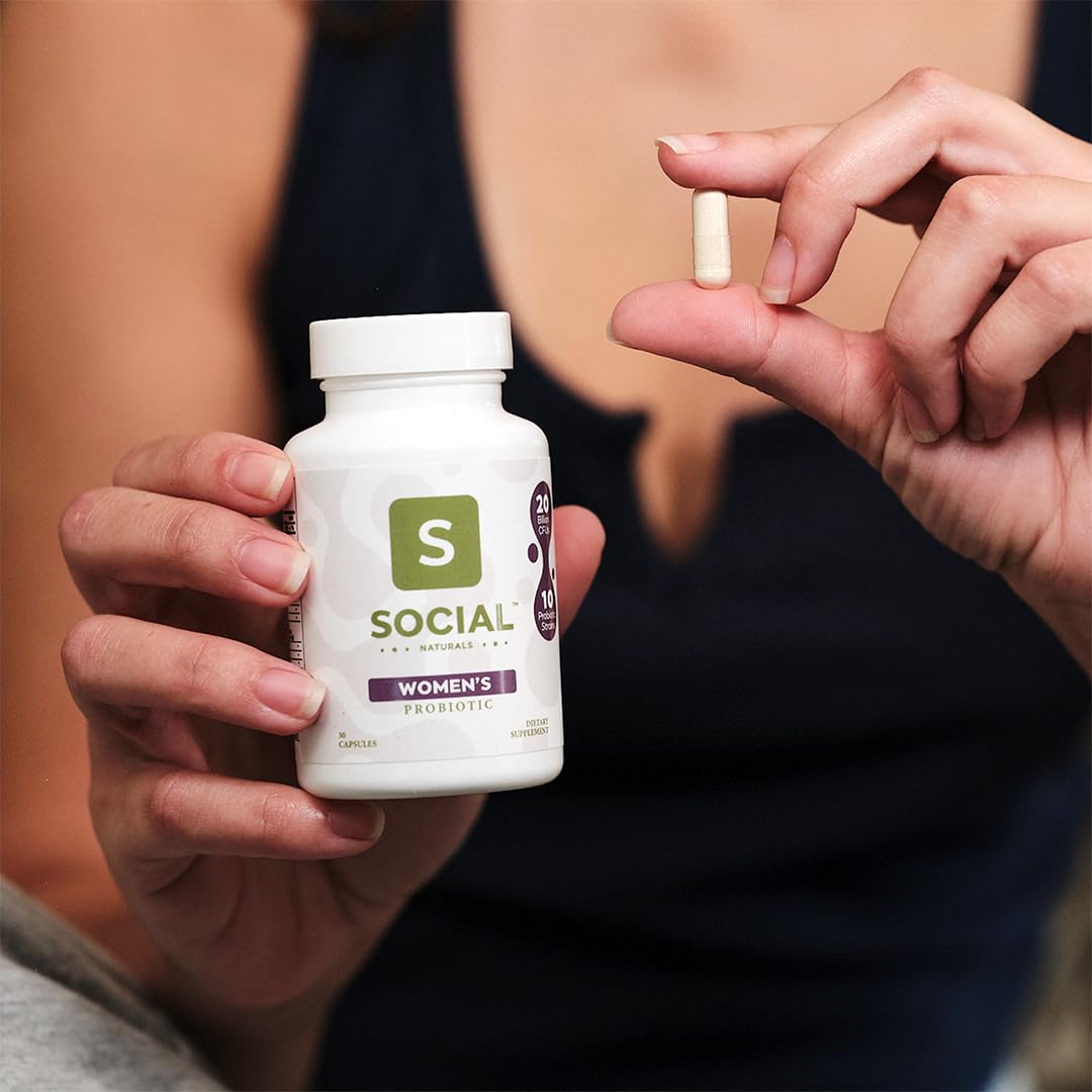 Social Naturals Women’s Probiotic 20 Billion CFU Capsule, 30 Capsules