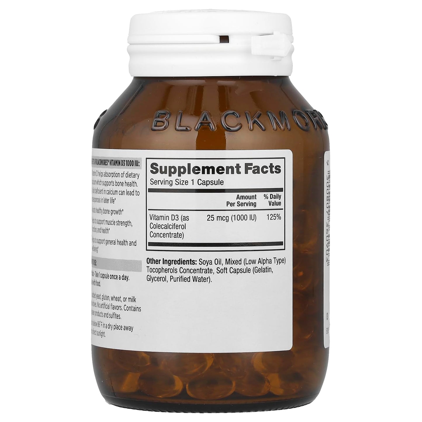 Blackmores Vitamin D3 Capsule, 1 Count
