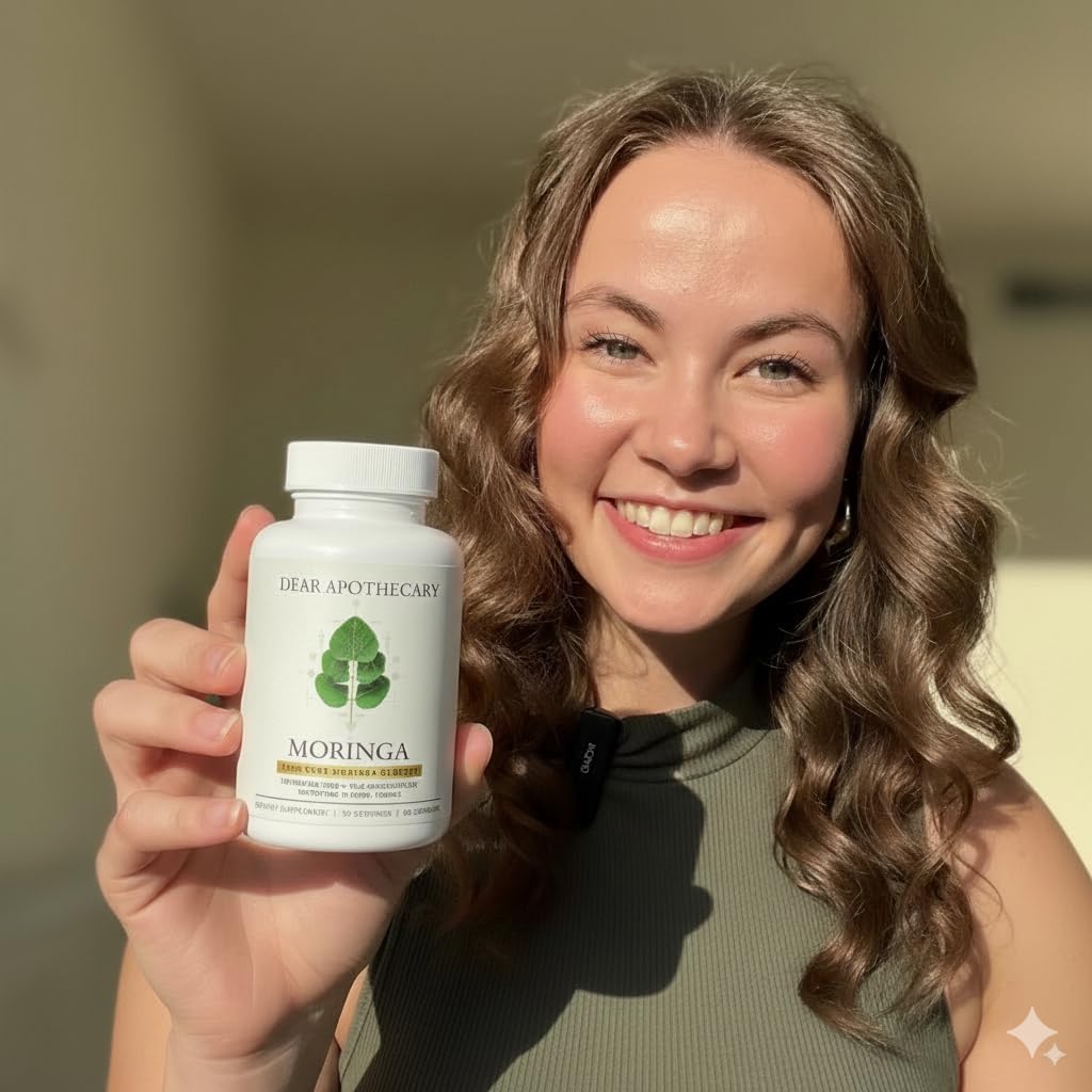 Dear Apothecary Moringa Oleifera Capsules 800mg, 60 Count