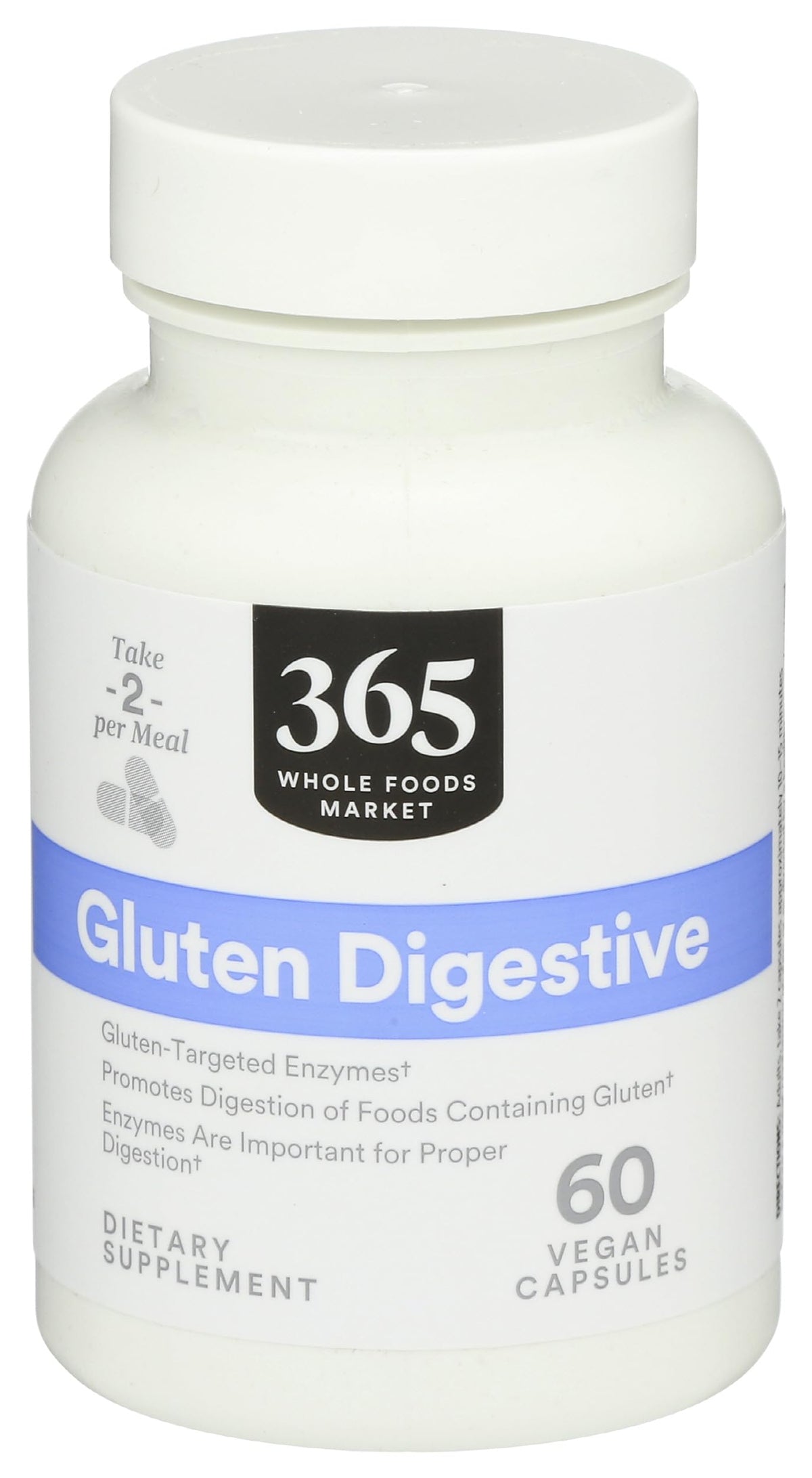 365 by Whole Foods Market, Enzymes Gluten Digestive, 60 Count