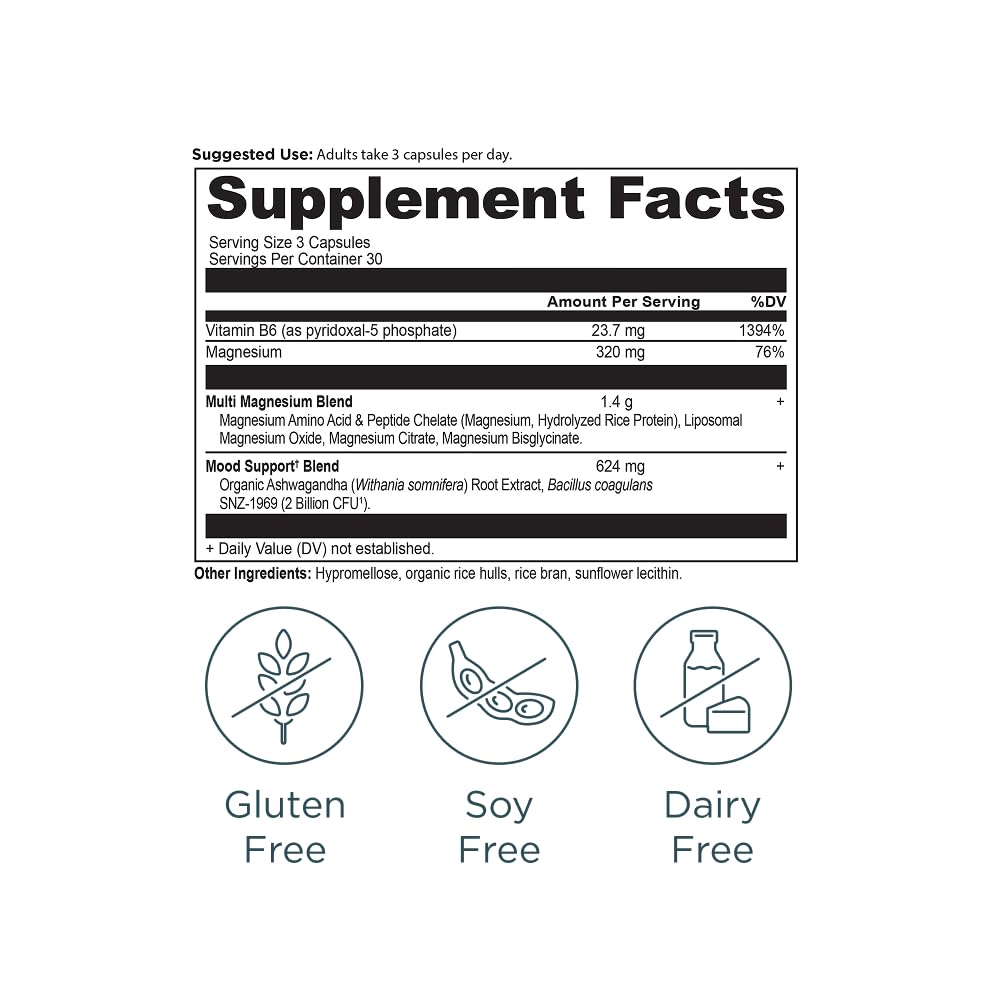 Ancient Nutrition Active Peptides Magnesium Capsules 90 Count