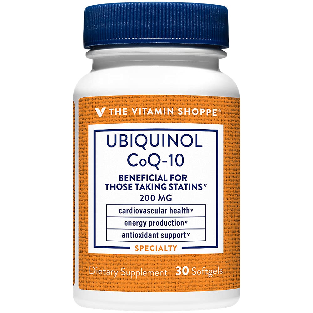 The Vitamin Shoppe Ubiquinol CoQ-10 200mg Softgels 30