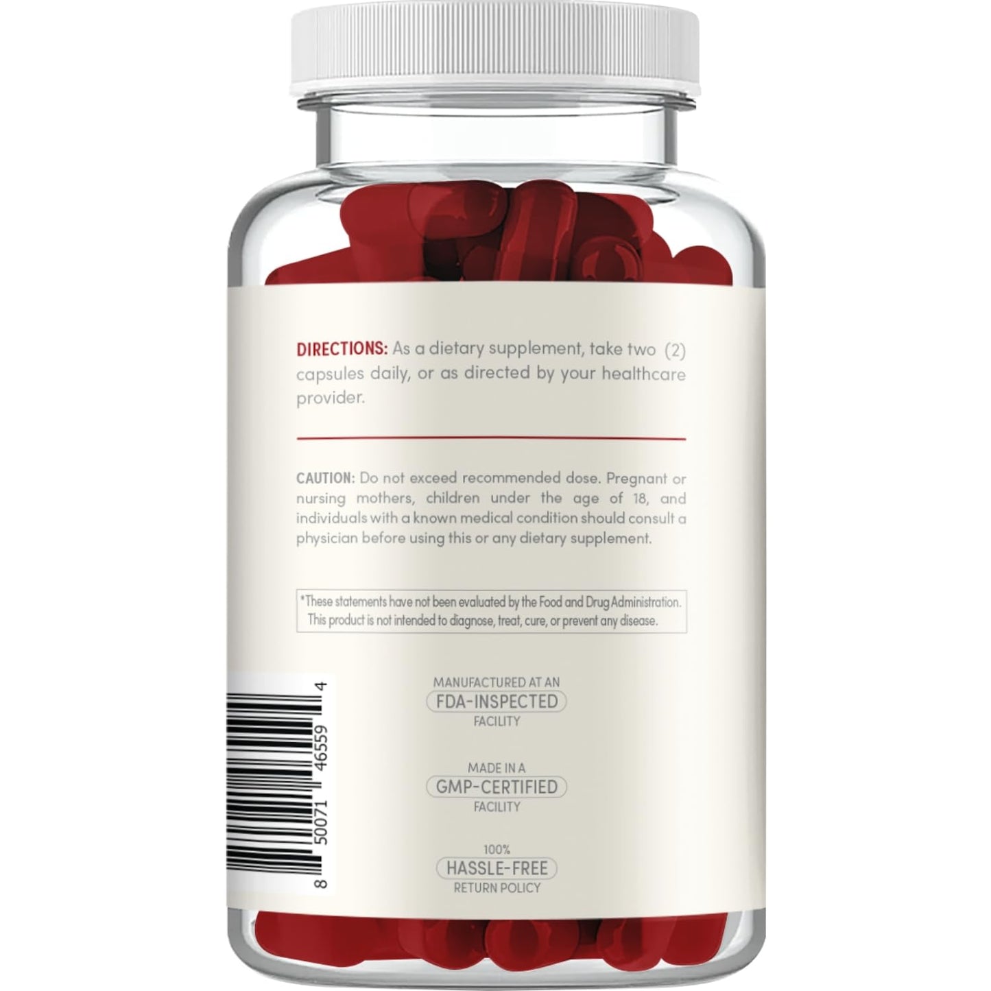 Clear Formulas Red Yeast Rice with CoQ10 Capsules 120 Count
