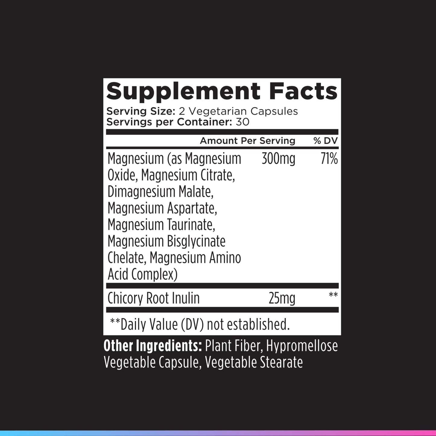 Livingood Daily Magnesium Supplement Capsules, 60 Count