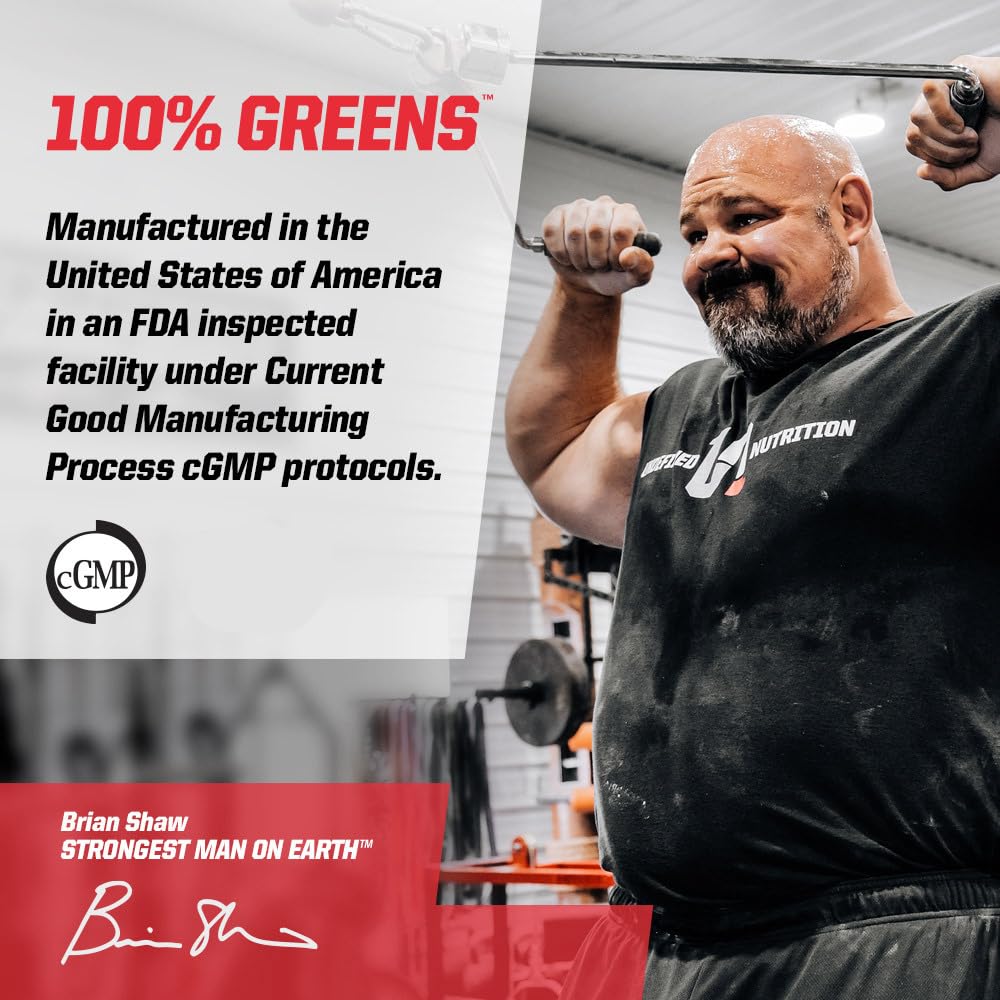 Undefined Nutrition 100% Greens Powder 5.3 oz (28 Servings)