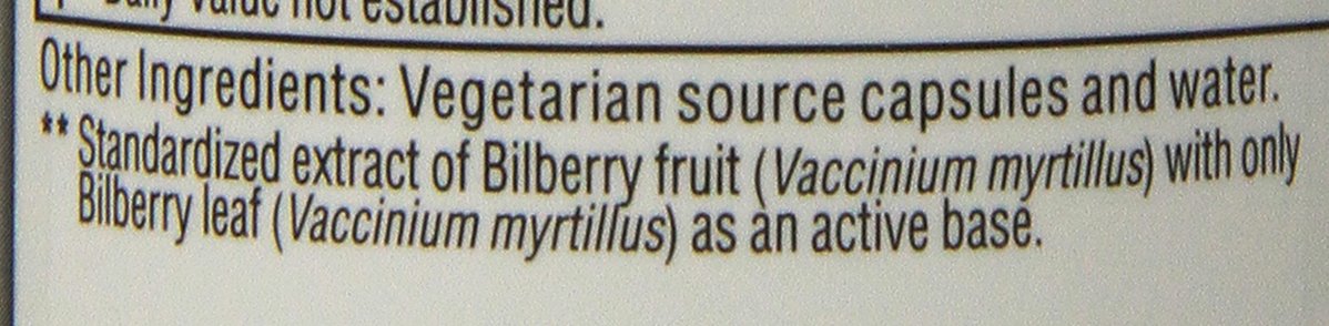 Kroeger Herb Products Bilberry Capsules, 90 Count