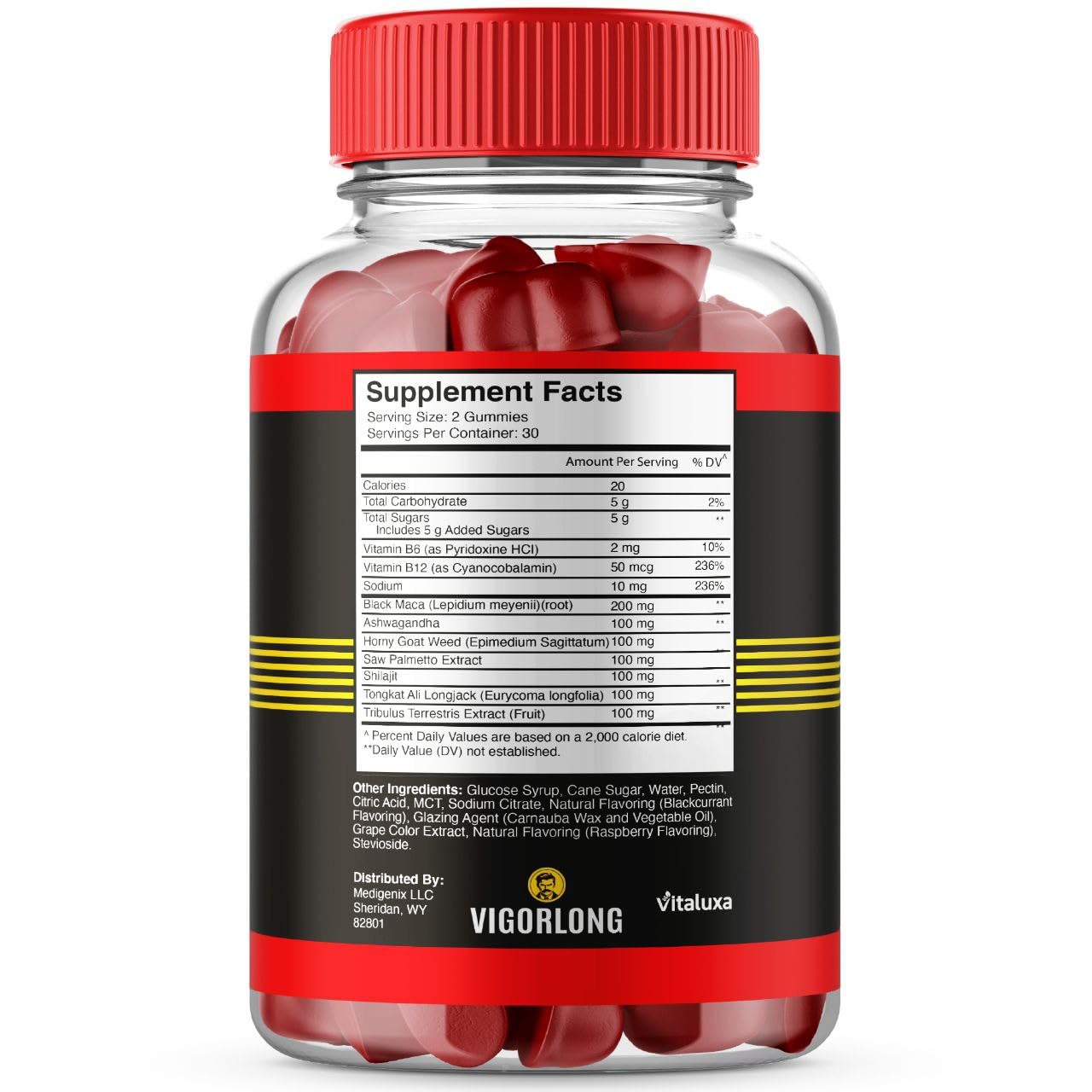 Vitaluxa Vigorlong Gummies 120 Gummies