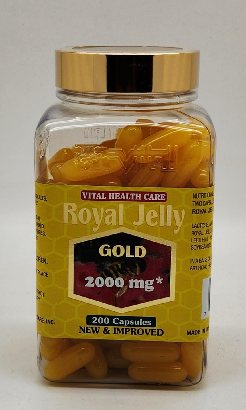 Amazing Natural Royal Jelly Gold Softgels 200