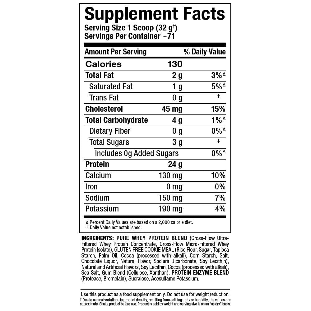 ALLMAX AllWhey Gold Whey Protein Powder Cookies & Cream, 80 Servings