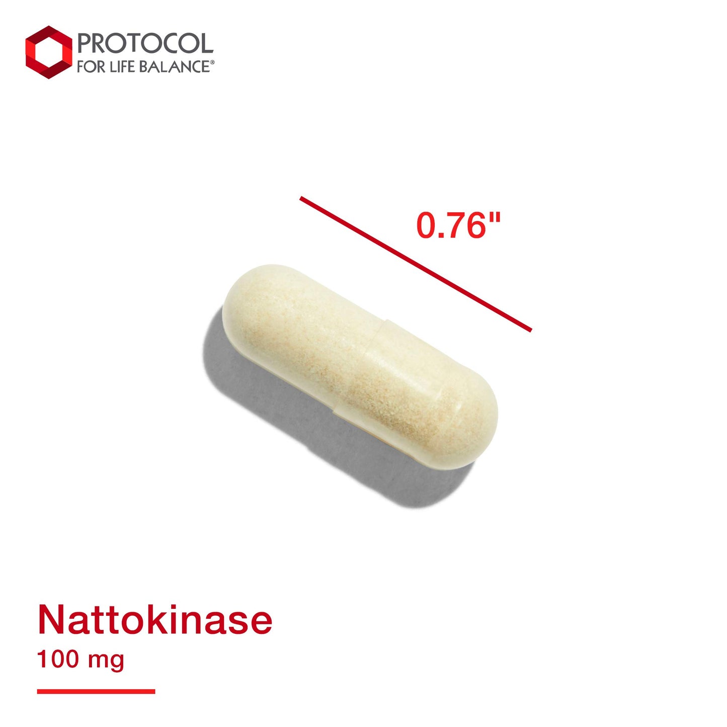 PROTOCOL FOR LIFE BALANCE Nattokinase 100mg Capsule, 60 Veg Caps