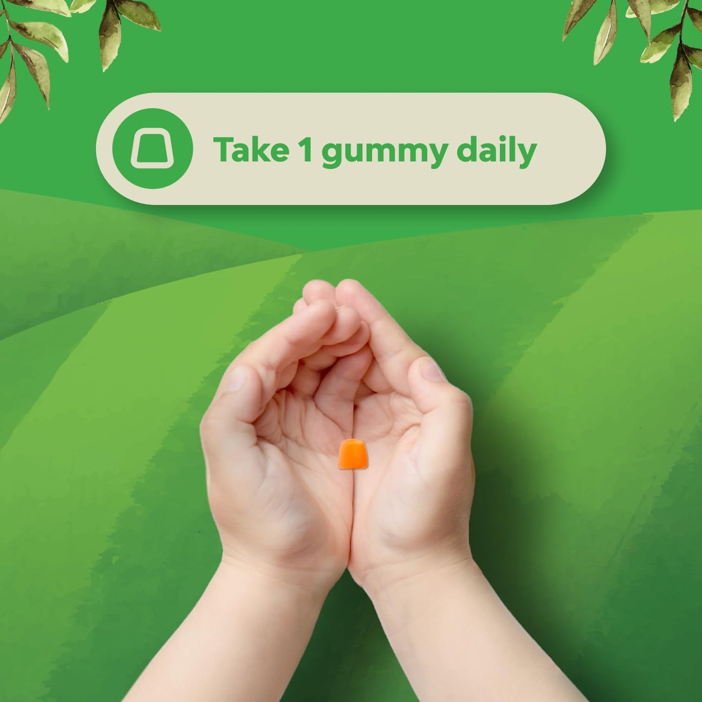 Natures Craft Chewable Vitamin D Gummies for Kids and Toddlers 60 Count