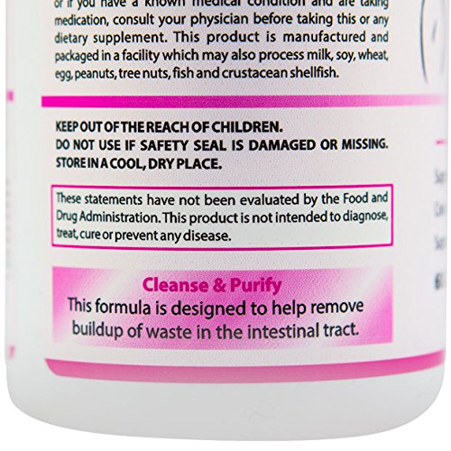 Lady Soma Fiber Cleanse for Women with Probiotics, 60 Capsules