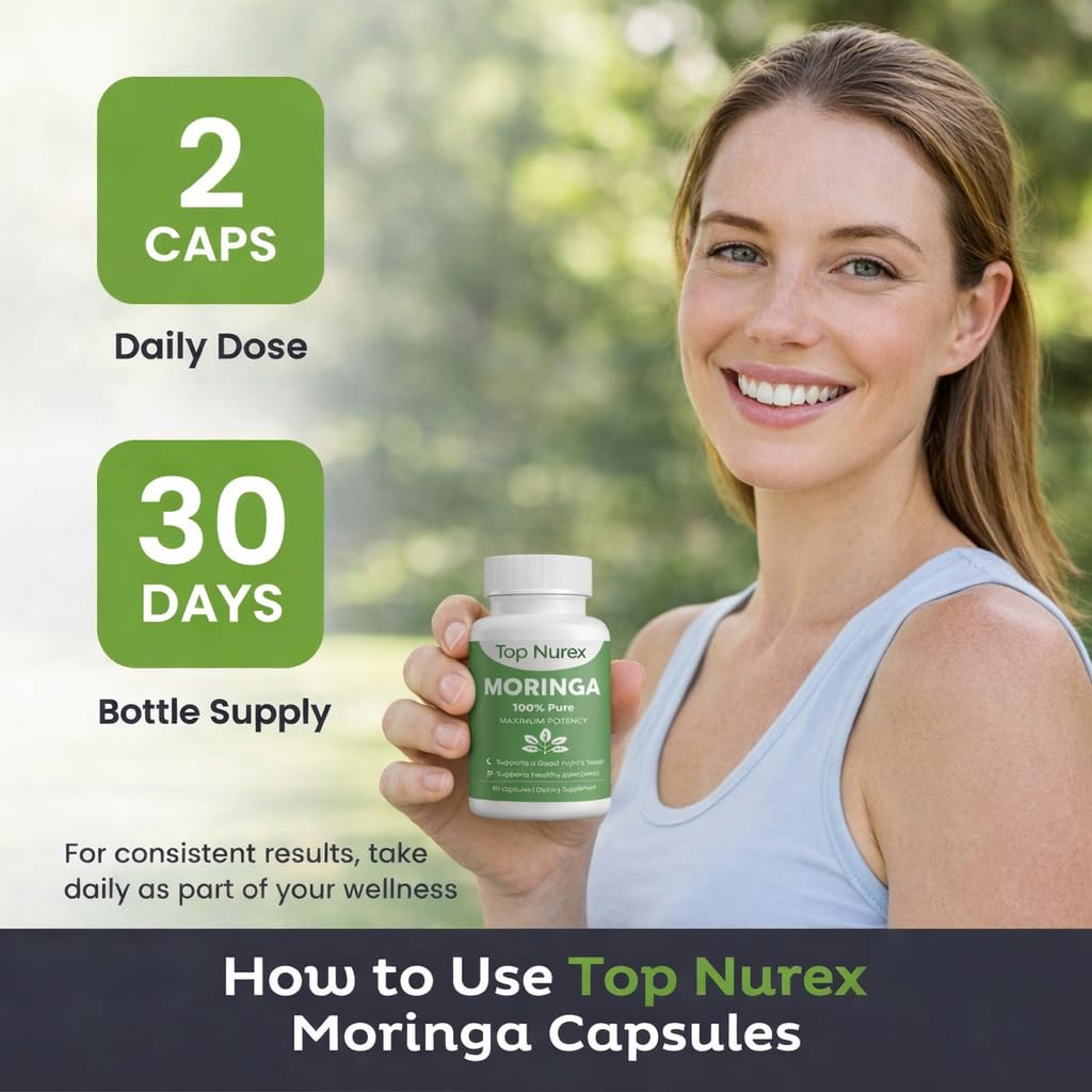 Top Nurex Moringa Capsules 60 Count