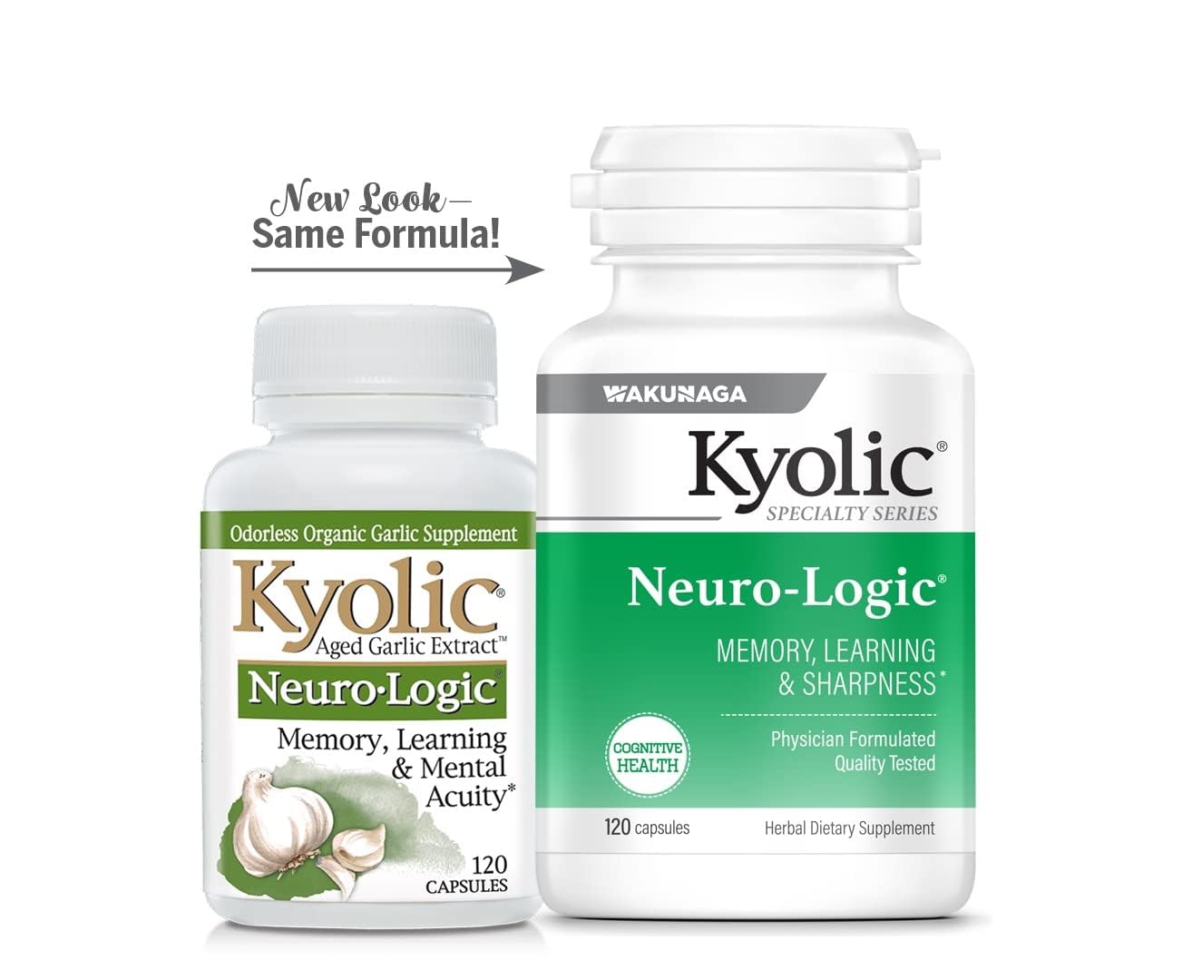 Kyolic Neuro-Logic Specialty Series for Memory, Learning & Sharpness 120 Capsules
