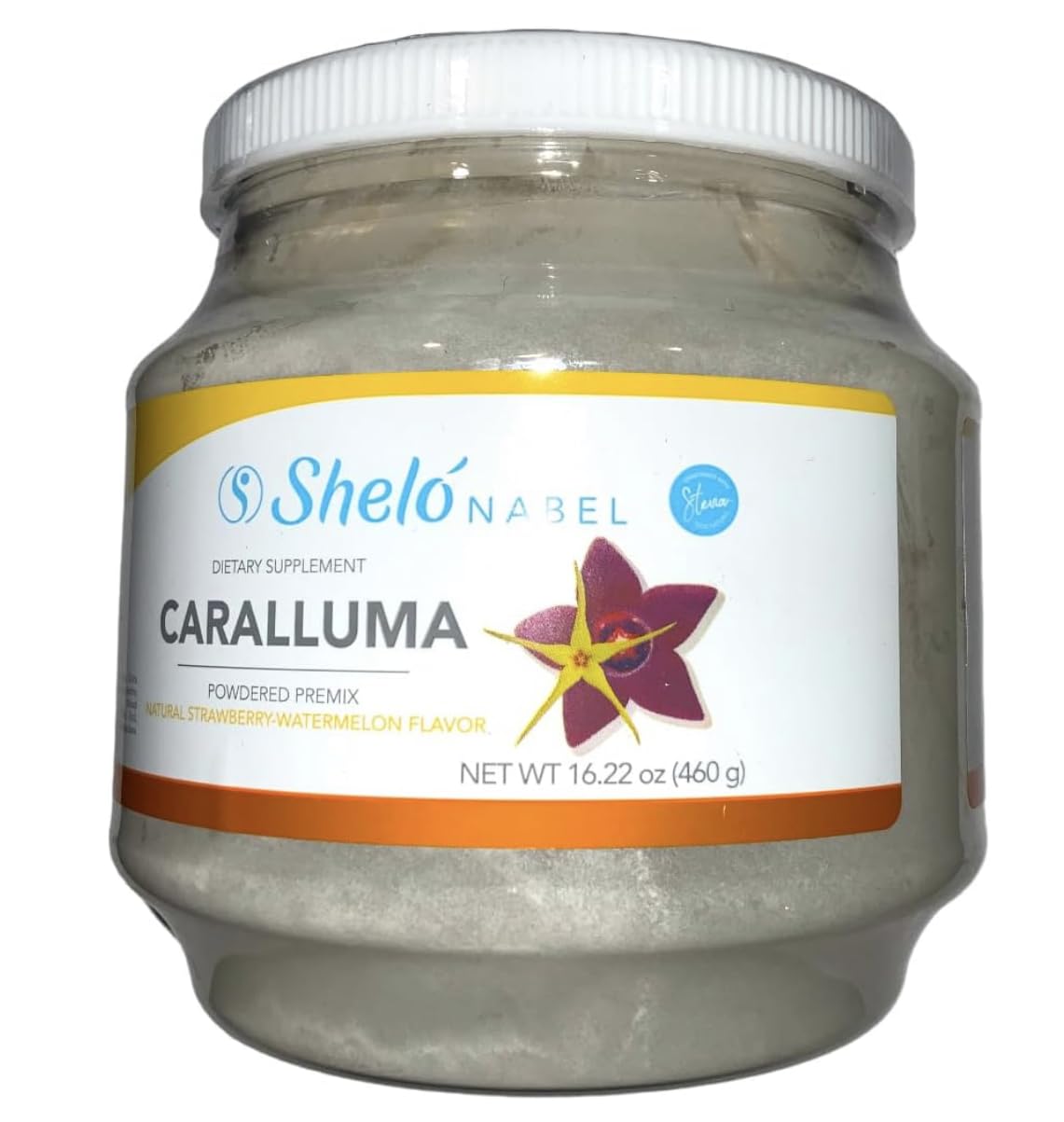 Sheló NABEL Caralluma Powder Premix Natural Strawberry/Watermelon Flavor Powder, 16.23