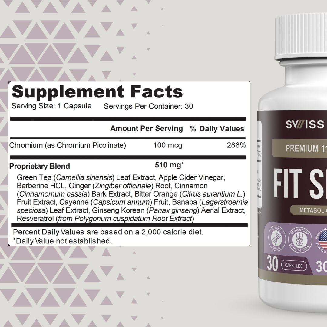 Swiss Activa+ Labs Fit Shred Capsules 30