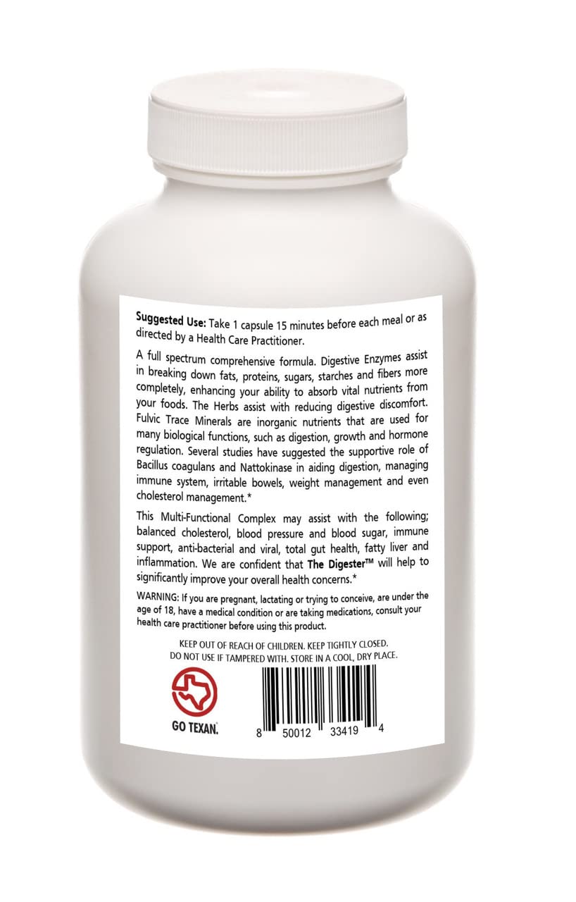 Biogenic Foods Digester Complex Capsule, 180 Capsules