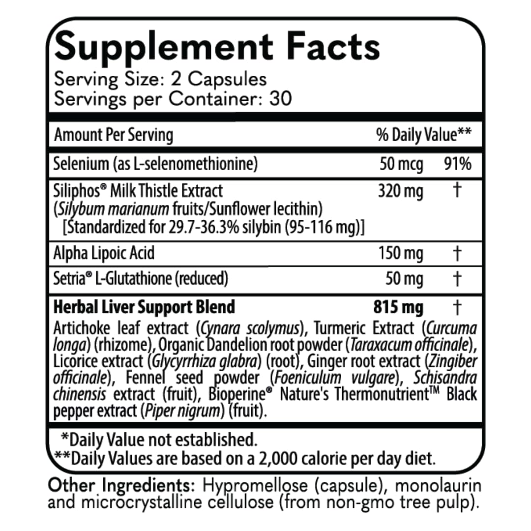 MD Logic Health Liver Detox Support Capsule 1 Count
