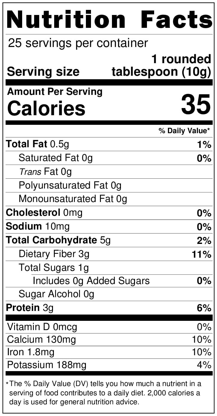 True Moringa Organic Moringa Powder 8.82 Ounce