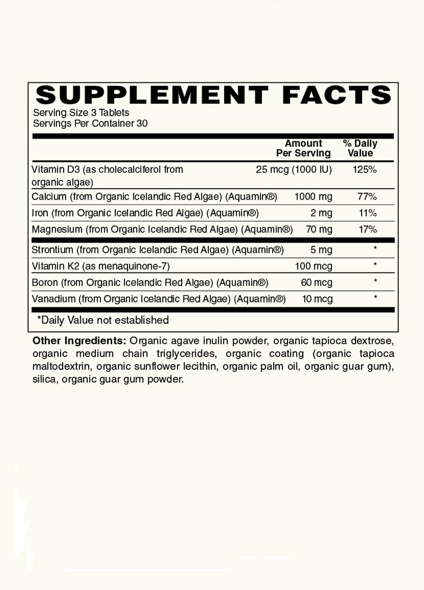 Modern Organics Plant Calcium Tablets, 90