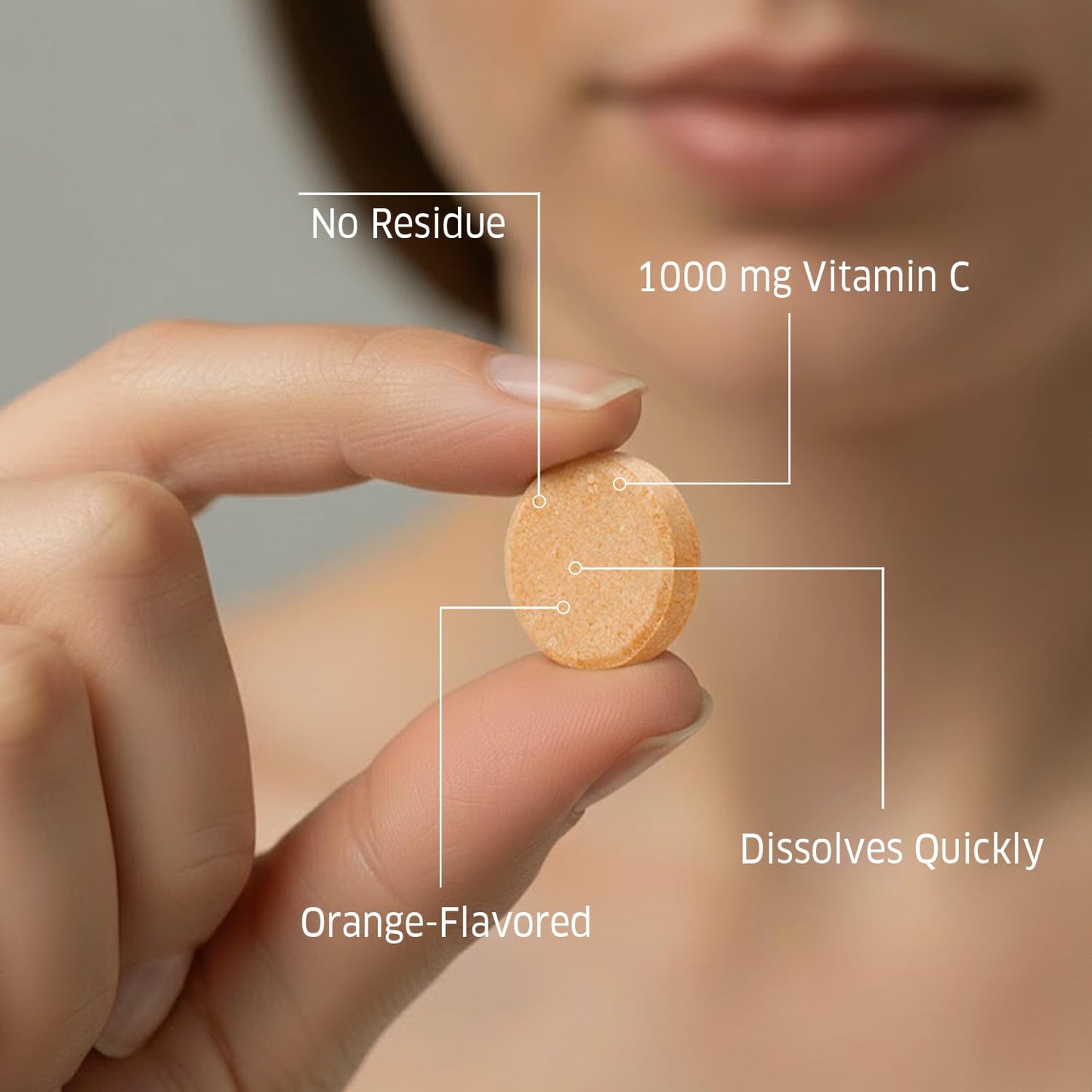ORZAX Vitamin C 1000mg Effervescent Tablets, 20 Tablets