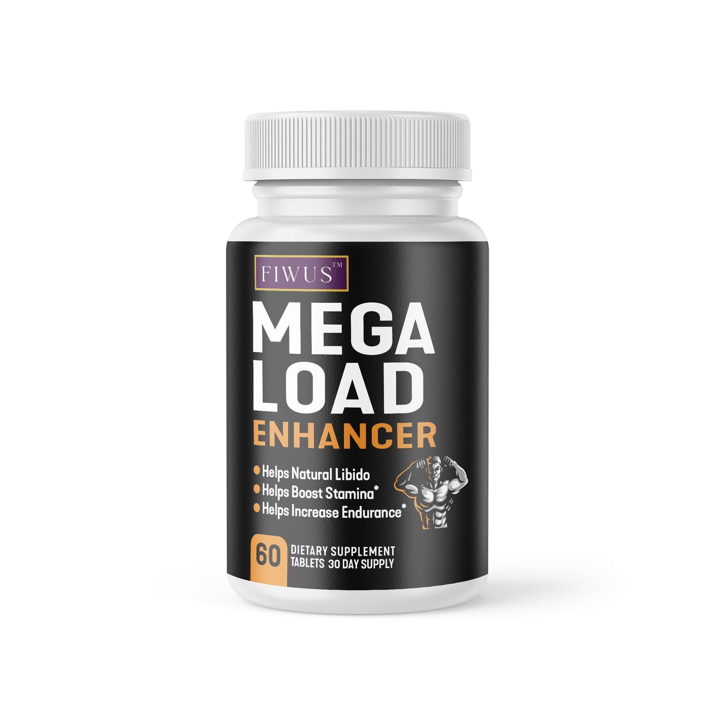Fitness InspireWays FIWUS Increase Load Size & Intensity – Mega Load Volume Booster for Men 60 Capsules