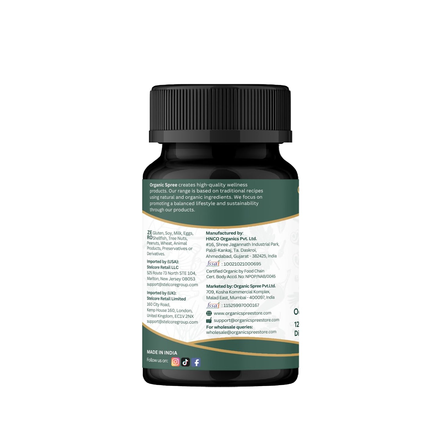 ORGANIC SPREE Tulsi Tablets 120