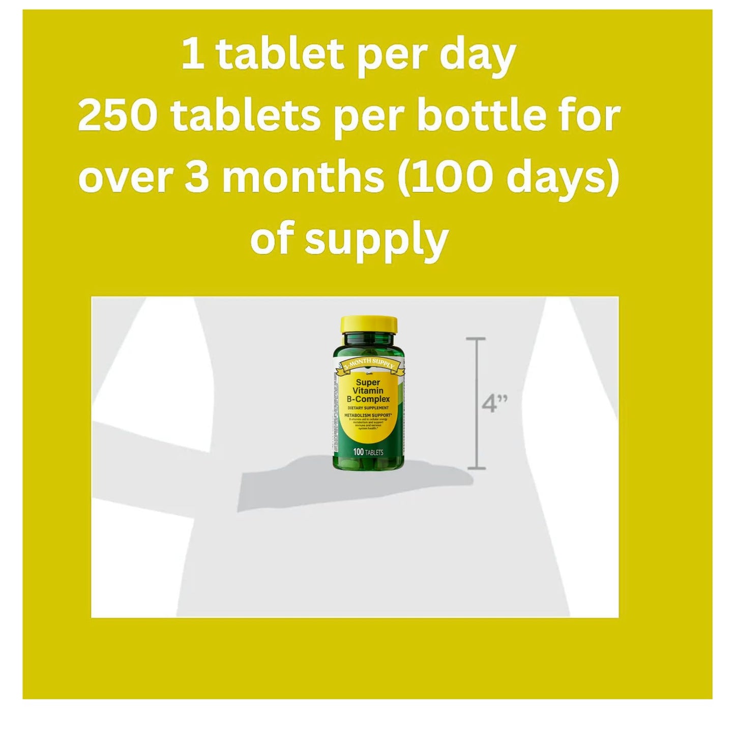Nour Nutri Health Super Vitamin B-Complex, 250 Tablets