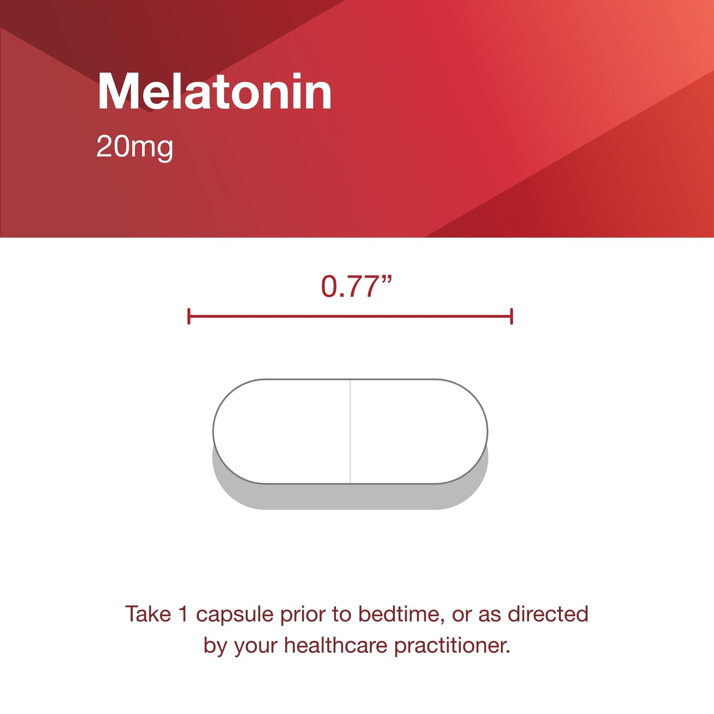 PROTOCOL FOR LIFE BALANCE Melatonin 20 mg Maximum Strength Capsule 90 Count