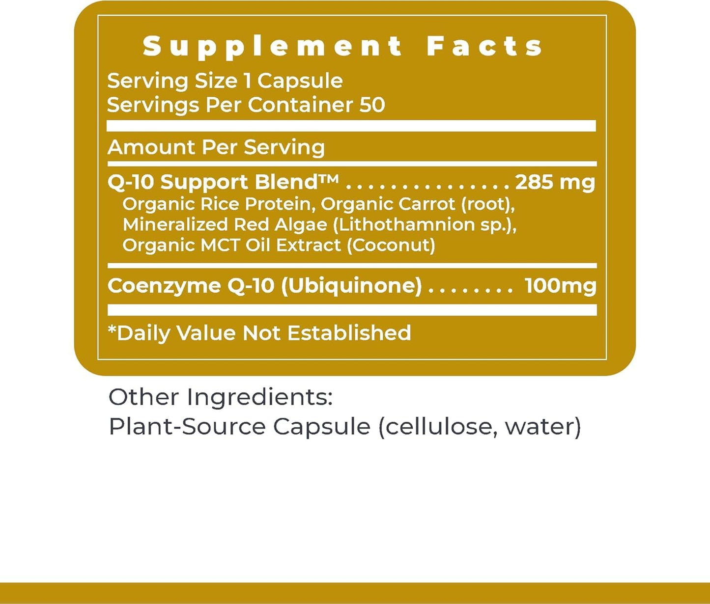 Premier Research Labs CoQ10 Capsules 50 Count