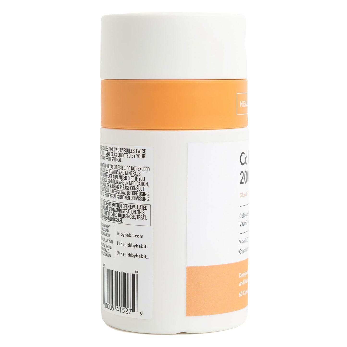 Health By Habit Collagen Supplement Capsules 60 Count